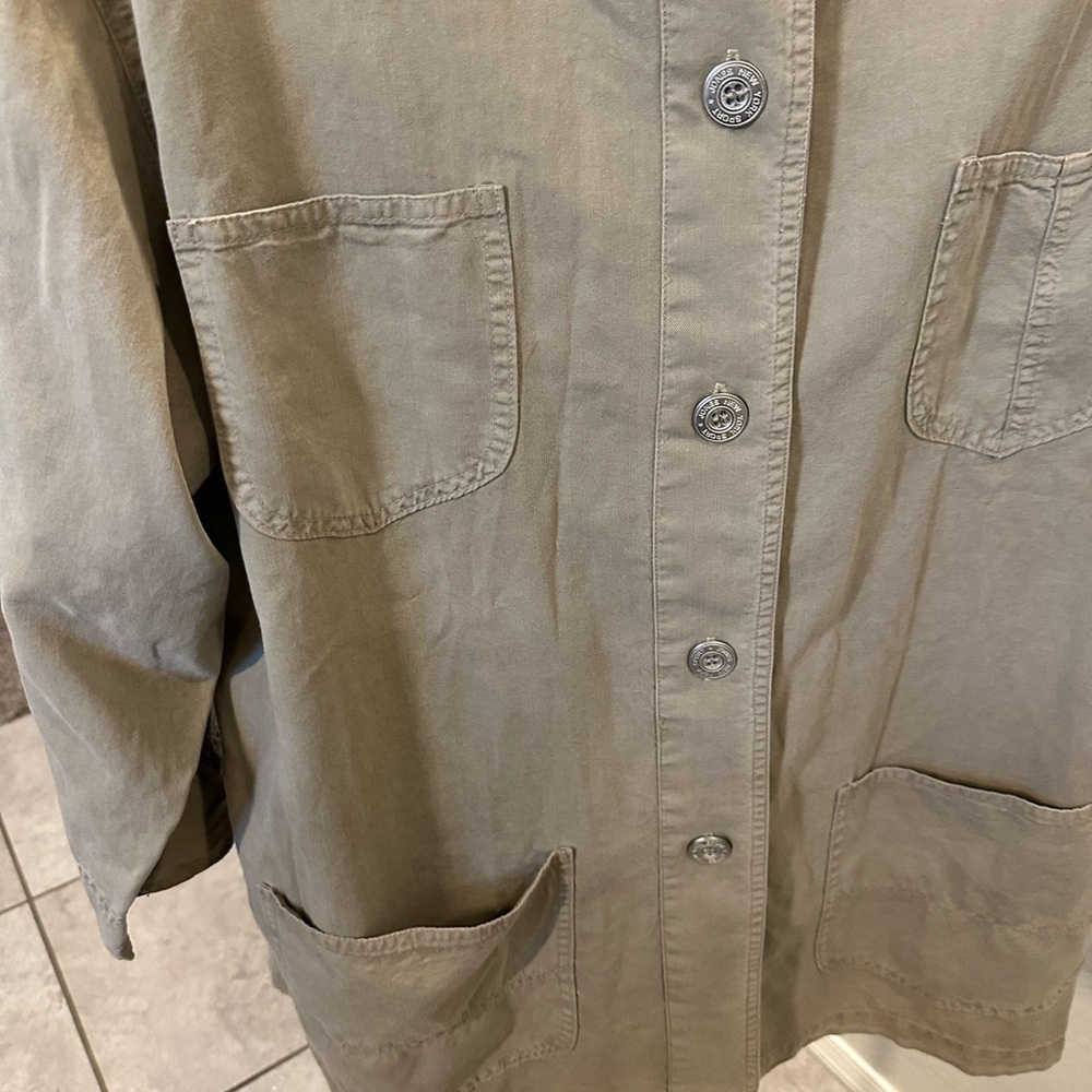 Jones New York Sport Khaki Vintage Utility Jacket - Picture 5 of 10